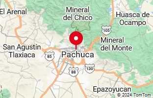 Map of pachuca mexico
